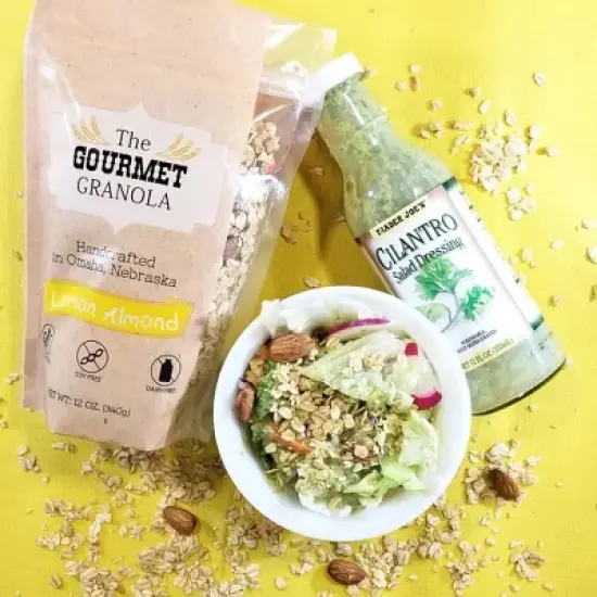 The Gourmet Granola 12 oz Lemon Almond Granola Gluten, Soy, & Dairy Free - Pack of 2 image {4}