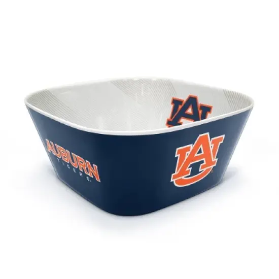 NCAA Auburn Tigers Serving Bowl: Melamine Rounded Square, 15 Volume Capacity image {6}