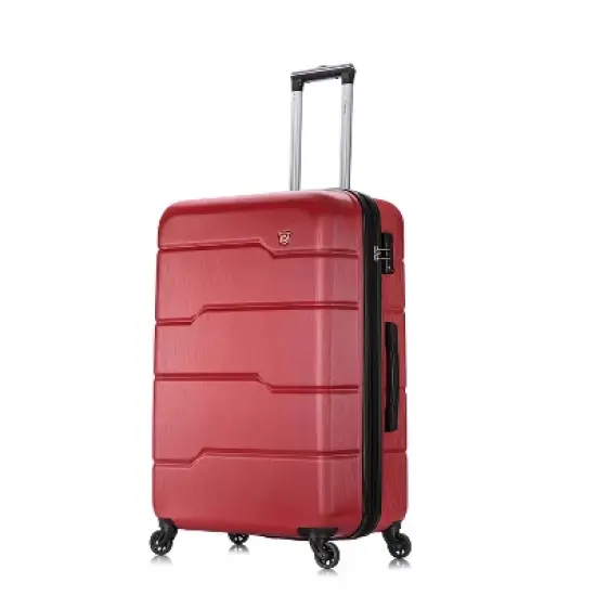 DUKAP Rodez Lightweight Hardside Large Checked Spinner Suitcase image {10}