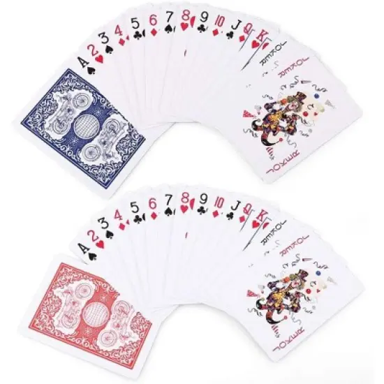 LotFancy Playing Cards, 6 Blue and 6 Red, Poker Size, Standard Index, 12 Decks image {1}