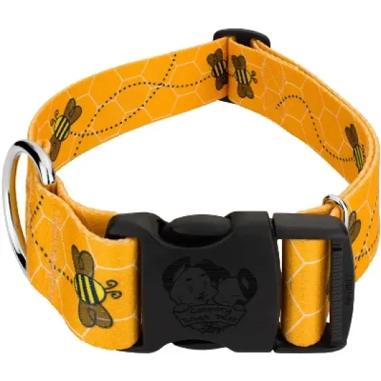 Country Brook Petz 1 1/2 Inch Deluxe Busy Bee Dog Collar (Extra Large) image {5}