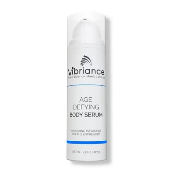 Vibriance Age Defying Body Serum for Youthful Skin, Hydrating, Anti-Aging Skin Rejuvenation, Wrinkle and Crepe Corrector, 4.5 fl oz (133 ml) image {6}