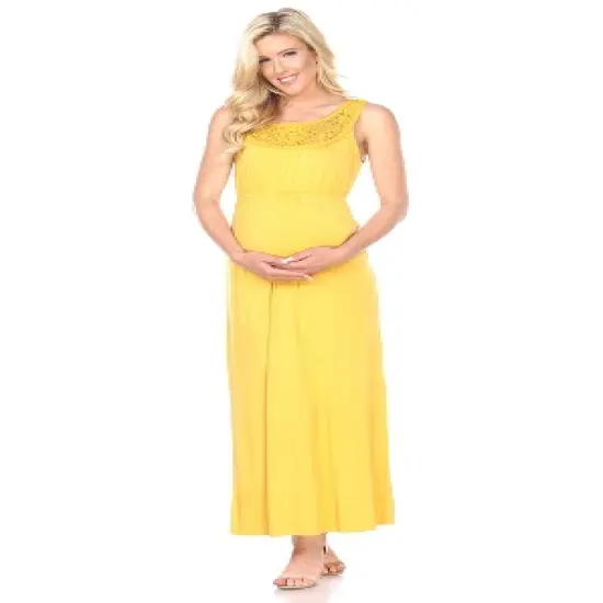 Maternity Kadyn Maxi Dress - White Mark image {12}