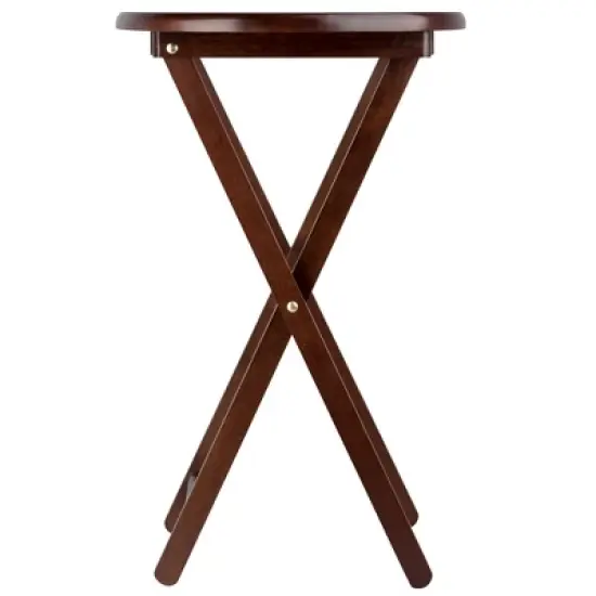 5pc Nathan Snack Table Set In Cappuccino Brown - Winsome image {6}