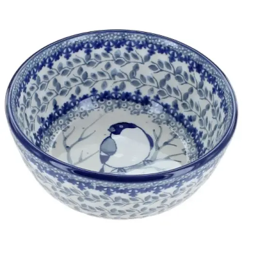 Blue Rose Polish Pottery 17 Ceramika Dessert Bowl image {5}