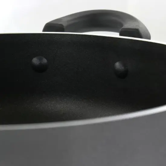 Oster Clairborne 6 Quart Nonstick Aluminum Everyday Pan in Grey image {3}