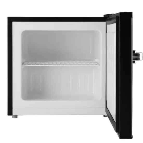 Kismile 1.2 Cu.Ft Upright Freezer, Energy Saving and Low Noise, 3 temperature settings (Black) image {4}