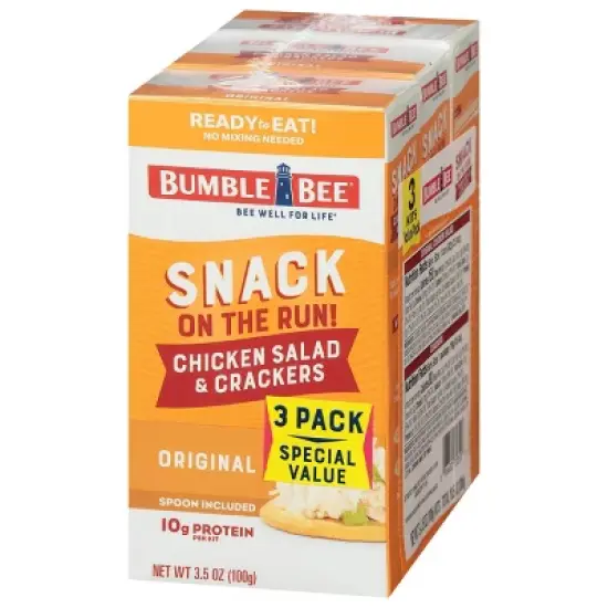 Bumble Bee Chicken Salad Snack on the Run - 10.5oz/3ct image {3}
