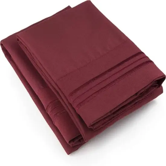 Pillowcase Set of 2 Soft Double Brushed Microfiber - CGK Linens image {2}