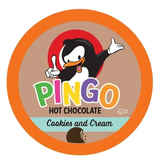 Pingo Hot Chocolate Pods for Keurig K-Cup Brewers, Cookies and Cream 40 Count image {6}