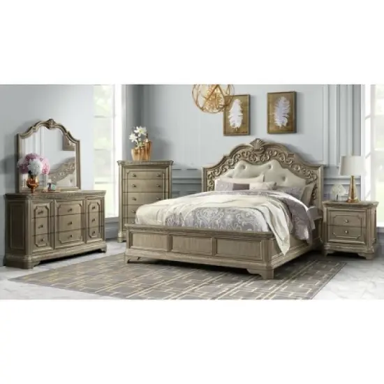 Queen Berlin Panel Bed Bronze - Picket House Furnishings image {2}