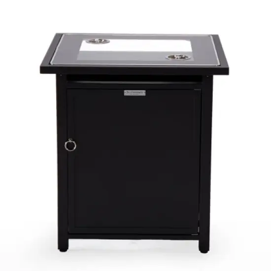 LeisureMod Walbrooke Patio Square Tank Holder with Slats Design image {12}