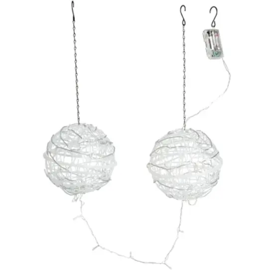 The Lakeside Collection Set of 2 Hanging Lanterns image {5}