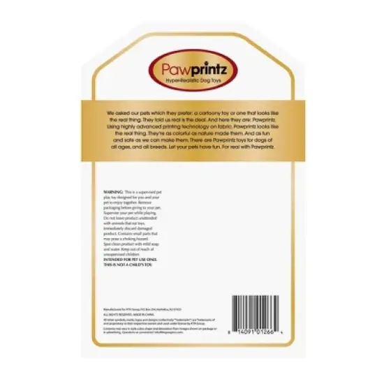 Pawprintz Turtle Dog Toy image {4}