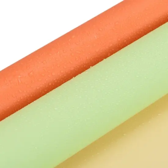 Unique Bargains Decorative DIY Craft Bouquet Gift Packaging Wrap Paper 22.4" x 22.4" 40 Sheets Bean Green Dark Green image {4}