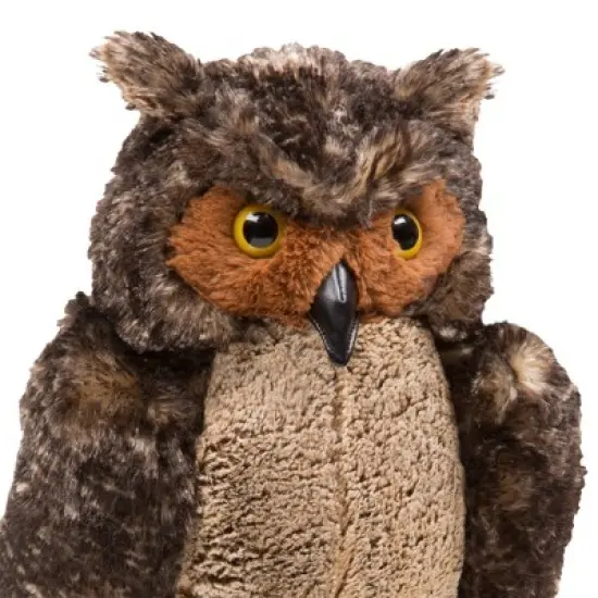 Melissa & Doug Giant Owl - Lifelike Stuffed Animal (17 inches tall) image {3}