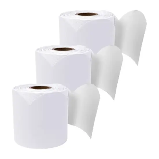 Carson Dellosa Education Rolled Scalloped Bulletin Board Border, Whisper Gray, 65 Feet, Pack of 3 image {4}