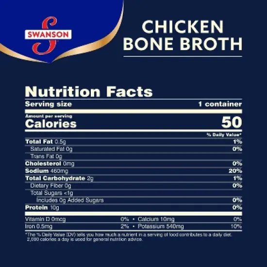 Swanson Sipping Chicken Bone Broth - 10.75oz image {2}