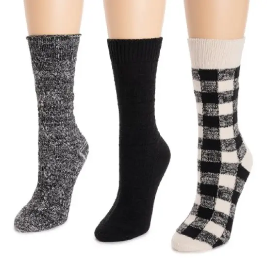 MUK LUKS Women's 3 Pack Boot Socks image {4}