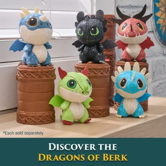 Dreamworks Dragons How to Train Your Dragon, Mini Surprise Dragons Plush Toys, 3" Mystery Dragon Plushies (Unbox 1 of 5 Styles) image {4}