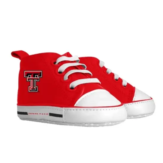 Baby Fanatic 2 Piece Bid and Shoes - NCAA Texas Tech Red Raiders - White Unisex Infant Apparel image {1}