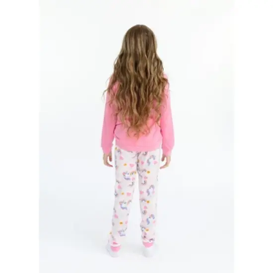 Sleep On It Girls Wake Up Magical Soft Fleece 2-Piece Pajama Sleep Set image {5}