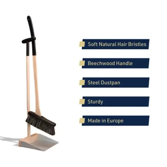 Kings County Tools Standing Broom and Dustpan Set image {5}