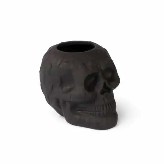 Terracotta Skull Vessels Black - Bullseye's Playground&trade; image {1}