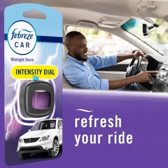 Febreze Car Air Freshener - Midnight Storm - 0.06 fl oz image {7}