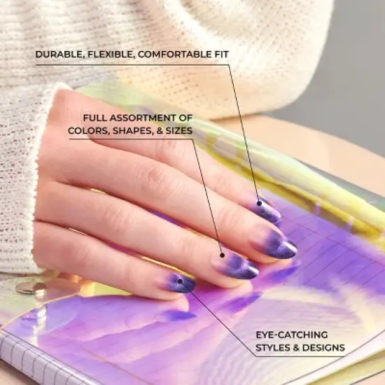 KISS Products Voguish Fantasy Fake Nails - Passionable - 31ct image {5}