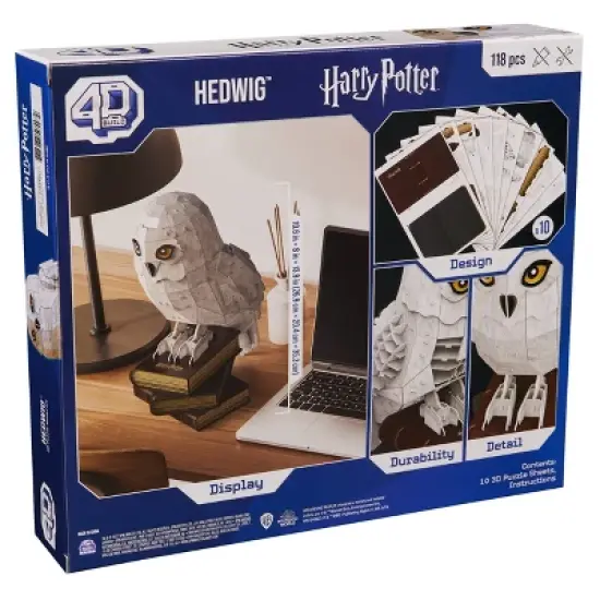4D BUILD - Harry Potter Hedwig Model Kit Puzzle 118pc image {3}
