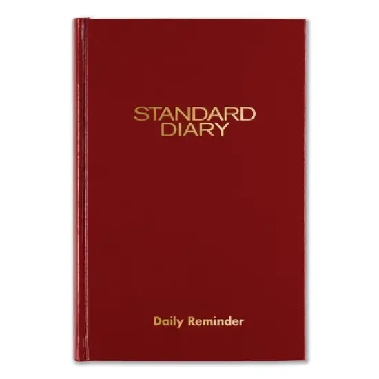 Standard Diary Daily Reminder Book, 2026 Edition, Medium/College Rule, Red Cover, (201) 7.5 x 5 Sheets image {6}
