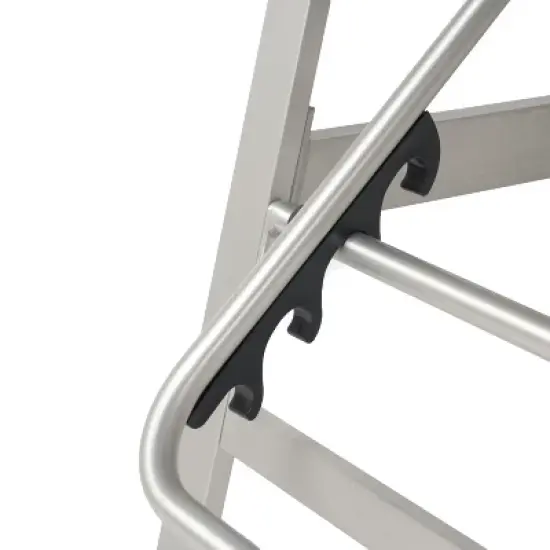 Christopher Knight Home Plantn Outdoor Modern Gray Mesh and Aluminum Adjutstable Chaise Lounge, Black/Natural image {8}