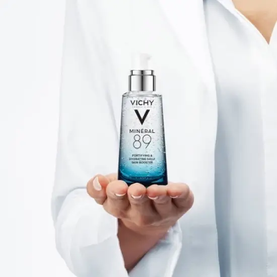 Vichy Mineral 89 Fortifying and Hydrating Daily Skin Booster, Face Serum with Hyaluronic Acid - 1.69 fl oz image {3}