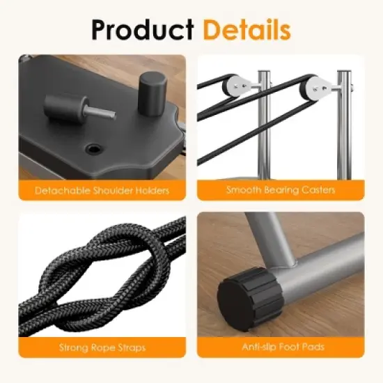 Dexmalle Foldable Pilates Reformer Machine for Home Use image {7}