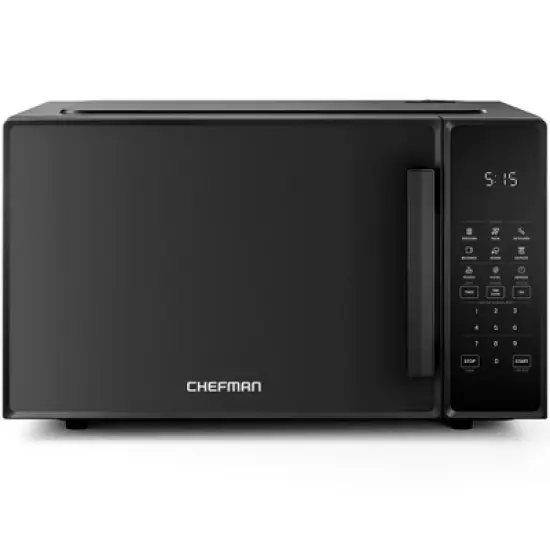 Chefman Countertop Microwave Oven with 6 Presets and 10 Power Levels - Black image {9}