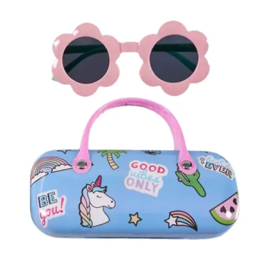 Limited Too Girls Sunset Sunglasses & Case Set for Kids image {14}