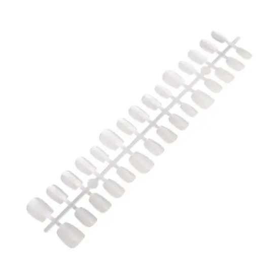 Unique Bargains Women's Full Coverage Fake Nails XS Gray White 1 Pc image {5}