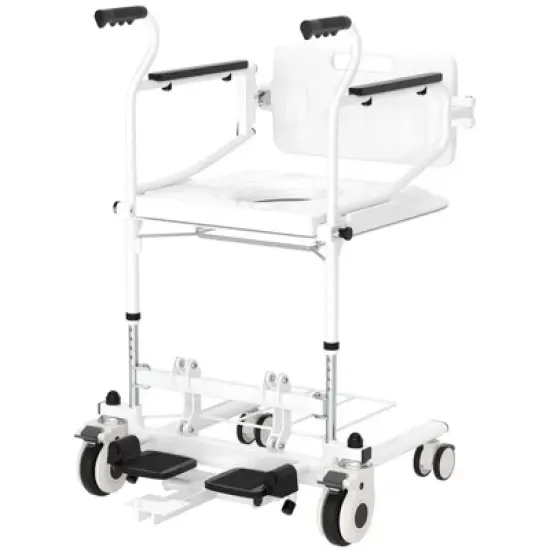 Topteng Patient Transfer Lift Chair, Removable Split Type Wheelchair image {11}