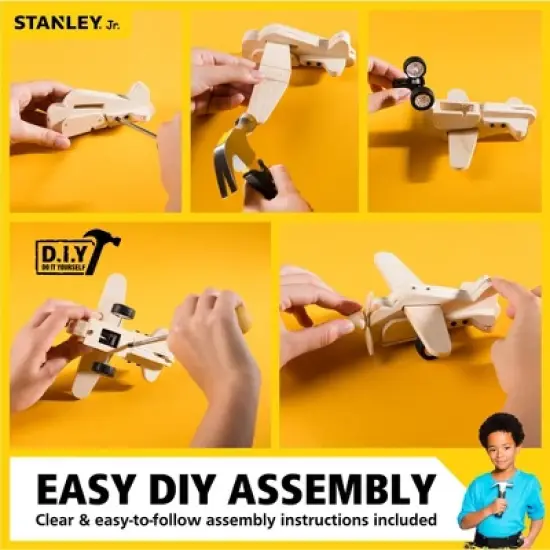 Stanley Jr. DIY Pull Back Airplane Kit image {3}