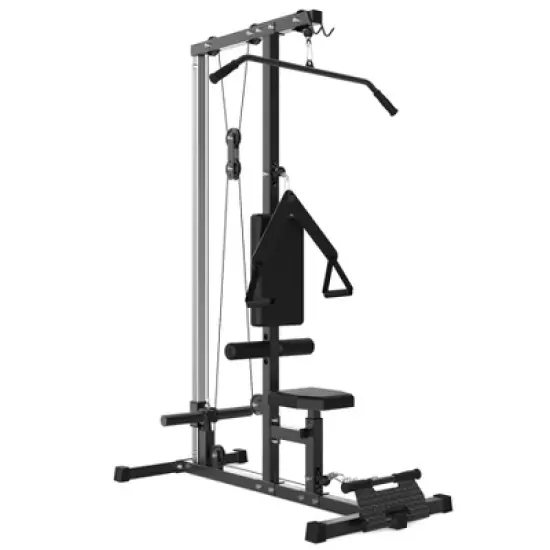 LAT Power Cable Machine,LAT All-in-One Machine with High and Low Pulley Station,LAT Pulldown Machines,Row Cable Machine with Adjustable Leg Support image {3}