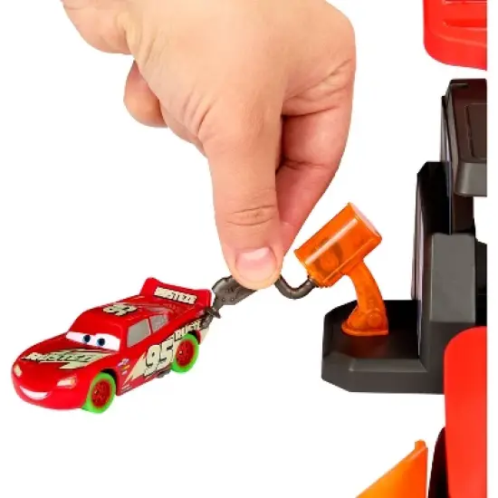 Disney and Pixar Cars Glow Racers Launch & Criss-Cross Playset image {5}