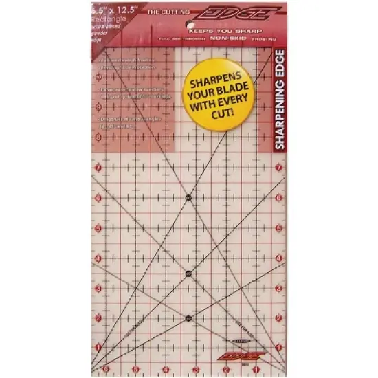 Sullivans The Cutting EDGE Frosted Ruler-6-1/2"X12-1/2" image {1}