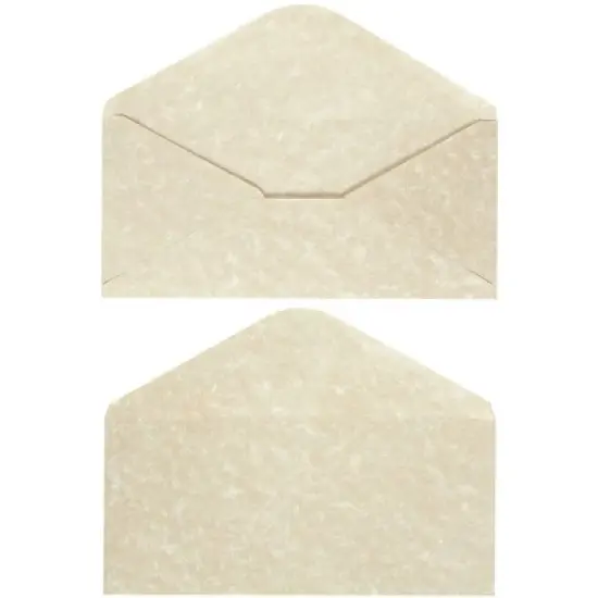 Best Paper Greetings 48-Pack Parchment Envelopes for Letters with Gummed Seal - Decorative Vintage Style Home Stationary Supplies image {3}