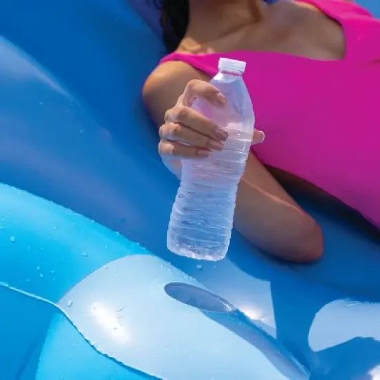 WOW Indigo Lounge Inflatable Mermaid Shell Float - Blue image {9}