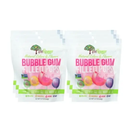 Tree Hugger Natural Bubble Gum Filled Pops - Case of 6/5.07 oz image {7}