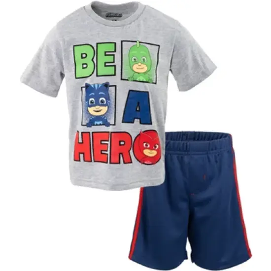 PJ Masks Gekko Owlette Catboy T-Shirt and Mesh Shorts Outfit Set Toddler  image {8}