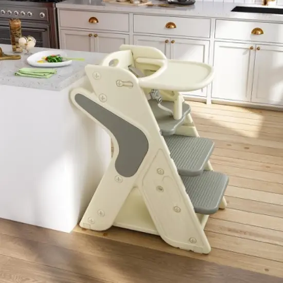 Aortzio Multi functional Growing Up Dining Chair,Adjustable High Chair Seat image {3}