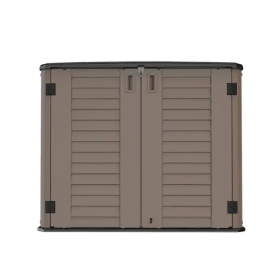 WELLFOR 175 gal Horizontal Deck Box Brown image {9}