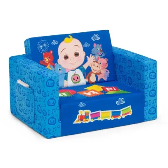 Delta Children Kids' CoComelon Cozee 2-in-1 Convertible Flip-Out Chair image {3}